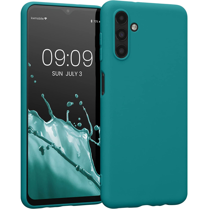 KW Samsung Galaxy A13 5G Θήκη Σιλικόνης TPU - Matte Petrol - 58919.57