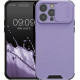 KW iPhone 14 Pro Max Hybrid Σκληρή Θήκη με Πλαίσιο Σιλικόνης TPU και Κάλυμμα για την Κάμερα  - Purple - 60355.221