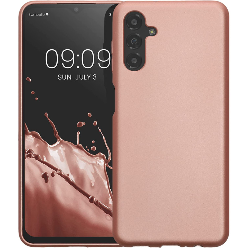 KW Samsung Galaxy A13 5G Θήκη Σιλικόνης TPU - Metallic Rose Gold - 60134.31