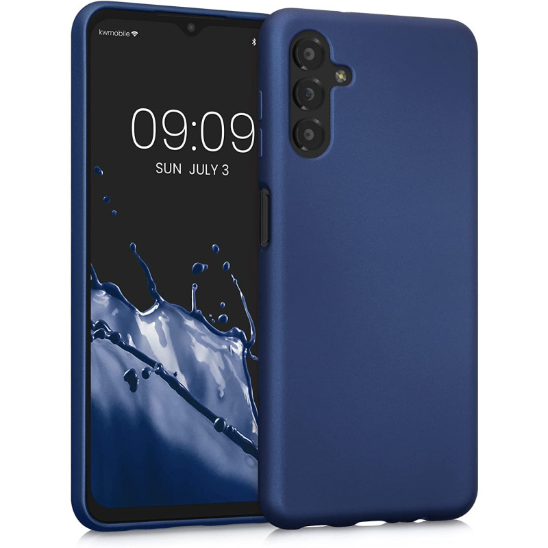 KW Samsung Galaxy A13 5G Θήκη Σιλικόνης TPU - Metallic Blue - 59741.64