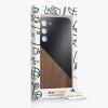 KW Samsung Galaxy S23+ Θήκη από Φυσικό Ξύλο και Carbon - Dark Brown / Black - 60505.01