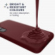 KW Samsung Galaxy S23 Plus Θήκη Σιλικόνης Rubberized TPU - Bordeaux Purple - 60274.187