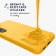 KW Samsung Galaxy S23 Plus Θήκη Σιλικόνης Rubberized TPU - Honey Yellow - 60274.143