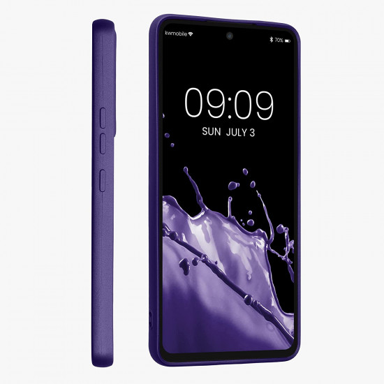 KW Samsung Galaxy A53 5G Θήκη Σιλικόνης TPU - Metallic Blue Purple - 57958.241