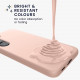 KW Samsung Galaxy S23 Ultra Θήκη Σιλικόνης Rubberized TPU - Dusky Pink - 60275.52