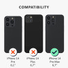 Kalibri iPhone 14 Pro Max Nylon Fiber Σκληρή Θήκη με Πλαίσιο Σιλικόνης - Black - 60536.01