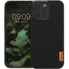 Kalibri iPhone 14 Pro Max Nylon Fiber Σκληρή Θήκη με Πλαίσιο Σιλικόνης - Black - 60536.01