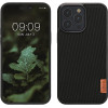 Kalibri iPhone 14 Pro Max Nylon Fiber Σκληρή Θήκη με Πλαίσιο Σιλικόνης - Black - 60536.01