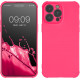 KW iPhone 14 Pro Max Θήκη Σιλικόνης TPU με Ενισχυμένες Γωνίες - Neon Pink - 60222.77