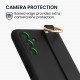 KW Samsung Galaxy A13 5G Θήκη Σιλικόνης TPU με Λουράκι και Finger Holder - Black - 59891.01