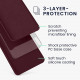 KW Xiaomi 12T / 12T Pro Θήκη Σιλικόνης Rubber TPU - Bordeaux Violet - 60152.187