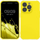 KW iPhone 14 Pro Θήκη Σιλικόνης TPU με Ενισχυμένες Γωνίες - Lemon Yellow - 60221.149