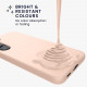 KW Samsung Galaxy S23 Θήκη Σιλικόνης Rubberized TPU - Coconut Swirl - 60273.225