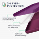 KW Samsung Galaxy S23 Θήκη Σιλικόνης Rubberized TPU - Bordeaux Purple - 60273.187