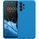 KW Samsung Galaxy A13 4G Θήκη Σιλικόνης Rubberized TPU - Blue Reef - 57832.228