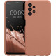 KW Samsung Galaxy A13 4G Θήκη Σιλικόνης Rubberized TPU - Orange Clay - 57832.237