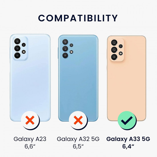 KW Samsung Galaxy A33 5G Θήκη Σιλικόνης Rubberized TPU - Neon Coral - 57833.103