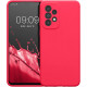 KW Samsung Galaxy A33 5G Θήκη Σιλικόνης Rubberized TPU - Neon Pink - 57833.77