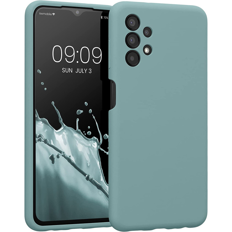 KW Samsung Galaxy A13 4G Θήκη Σιλικόνης Rubberized TPU - Arctic Night - 57832.207