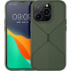 KW iPhone 14 Pro Θήκη Σιλικόνης TPU - Design Geometric - Dark Green - 60358.80