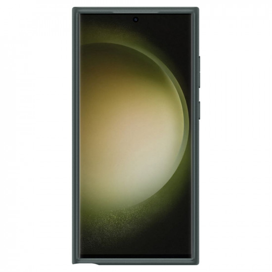 Spigen Samsung Galaxy S23 Ultra Optik Armor Θήκη Σιλικόνης με Κάλυμμα για την Κάμερα - Abyss Green
