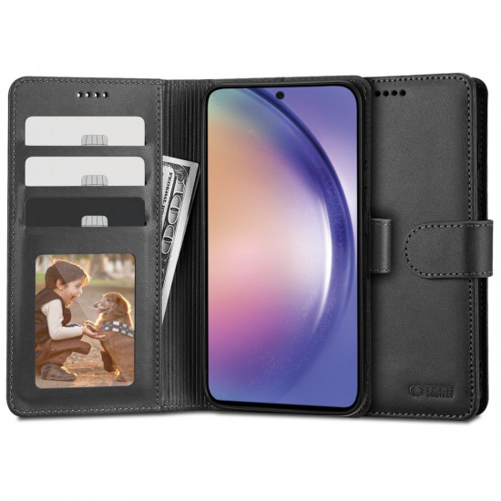 Tech-Protect Samsung Galaxy A54 5G Θήκη Πορτοφόλι Stand από Δερματίνη - Black
