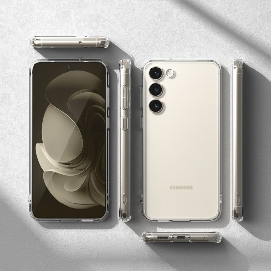 Ringke Samsung Galaxy S23+ Fusion Σκληρή Θήκη με Πλαίσιο Σιλικόνης - Ματ Διάφανη