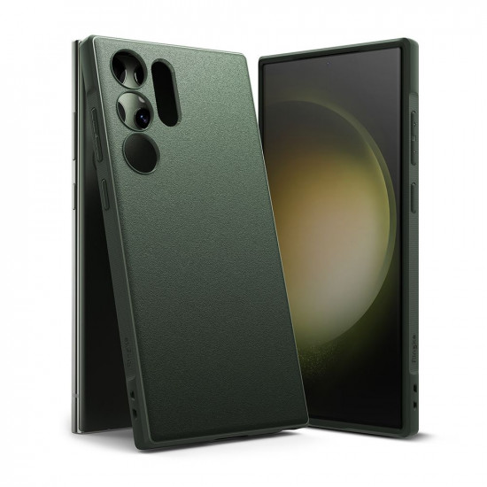 Ringke Samsung Galaxy S23 Ultra Onyx Durable TPU Case Θήκη Σιλικόνης - Dark Green