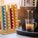 Relaxdays Βάση για 32 Κάψουλες Nespresso από Μπαμπού - Light Brown - 4052025447328