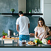 Relaxdays Ράφι Οργάνωσης Κουζίνας για τον Πάγκο - Natural / Silver - 4052025274887