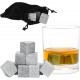 Relaxdays Set of 9 Whiskey Stones - Σετ με 9 Παγάκια από Στεατίτη - Grey - 4052025189662