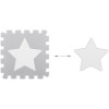 Relaxdays Χαλάκι Παζλ 9 Τεμαχίων για Παιδιά - Design Stars - Light Grey - 4052025389925