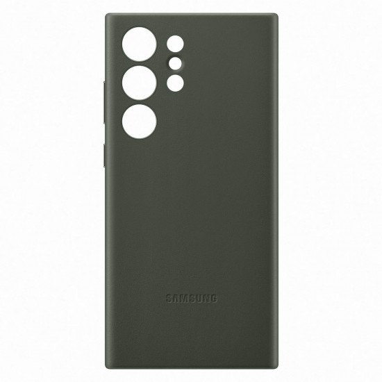 Samsung Genuine Leather Cover Samsung Galaxy S23 Ultra Θήκη από Γνήσιο Δέρμα - Green - EF-VS918LGEGWW