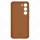 Samsung Genuine Leather Cover Samsung Galaxy S23 Θήκη από Γνήσιο Δέρμα - Camel - EF-VS911LAEGWW