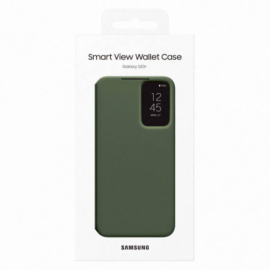 Samsung Smart View Cover Samsung Galaxy S23+ Θήκη Πορτοφόλι - Khaki - EF-ZS916CGEGWW