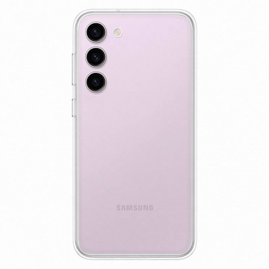 Samsung Frame Cover Samsung Galaxy S23+ Σκληρή Θήκη με Πλαίσιο Σιλικόνης - White - EF-MS916CWEGWW