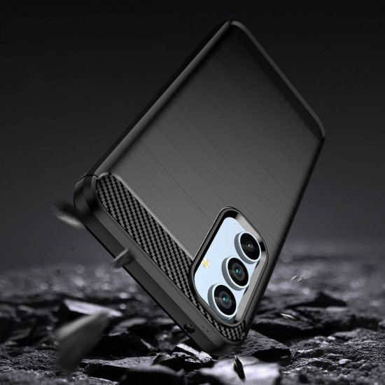 OEM Samsung Galaxy A54 5G Θήκη Rugged Carbon TPU - Black