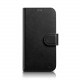 iCarer iPhone 14 Pro Anti-RFID 2in1 Θήκη Πορτοφόλι Stand από Γνήσιο Δέρμα - Black