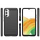 OEM Samsung Galaxy A34 5G Θήκη Rugged Carbon TPU - Black