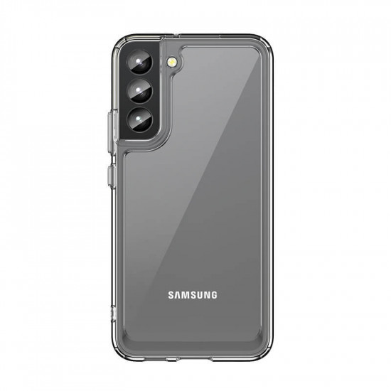 OEM Samsung Galaxy S23+ Outer Space Σκληρή Θήκη με Πλαίσιο Σιλικόνης - Διάφανη