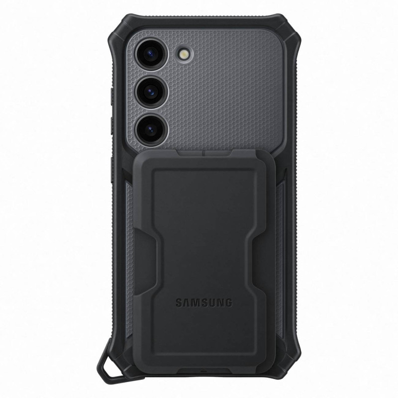 Samsung Rugged Gadget Samsung Galaxy S23 Σκληρή Θήκη με Stand και Υποδοχή για Κάρτα - Grey - EF-RS911CBEGWW Samsung Rugged Gadget Samsung Galaxy S23 Σκληρή Θήκη με Stand και Υποδοχή για Κάρτα - Grey - EF-RS911CBEGWW