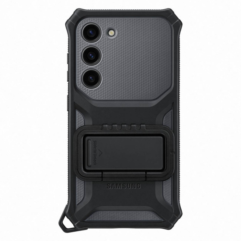 Samsung Rugged Gadget Samsung Galaxy S23 Σκληρή Θήκη με Stand και Υποδοχή για Κάρτα - Grey - EF-RS911CBEGWW Samsung Rugged Gadget Samsung Galaxy S23 Σκληρή Θήκη με Stand και Υποδοχή για Κάρτα - Grey - EF-RS911CBEGWW