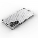 OEM Samsung Galaxy A54 5G Honeycomb Σκληρή Θήκη με Πλαίσιο Σιλικόνης - Διάφανη