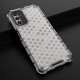 OEM Samsung Galaxy A14 5G Honeycomb Σκληρή Θήκη με Πλαίσιο Σιλικόνης - Διάφανη