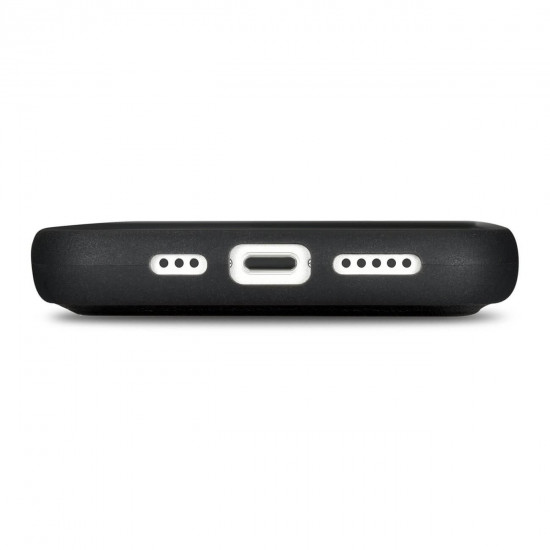 iCarer iPhone 14 Pro Max Anti-RFID 2in1 Θήκη Πορτοφόλι Stand από Γνήσιο Δέρμα - Black