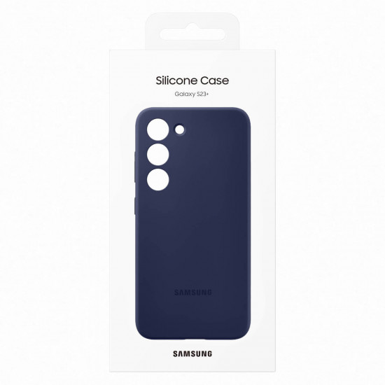 Samsung Silicone Cover Samsung Galaxy S23+ Θήκη Σιλικόνης - Navy Blue - EF-PS916TNEGWW