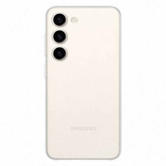 Samsung Soft Clear Cover Samsung Galaxy S23 Θήκη Σιλικόνης - Διάφανη - EF-QS911CTEGWW
