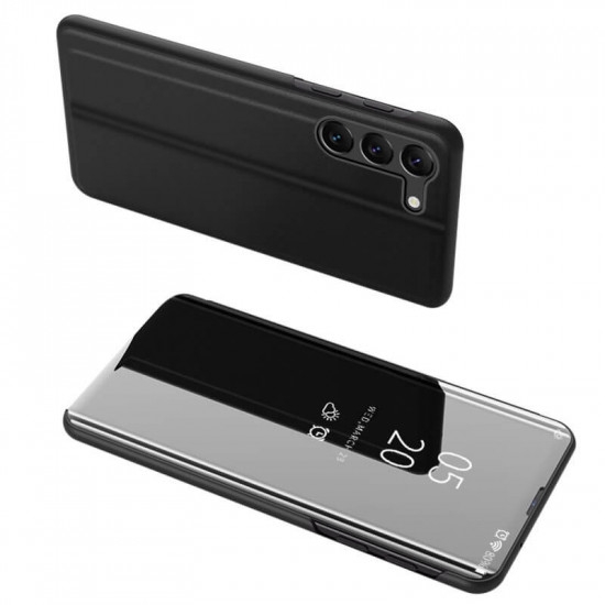 OEM Samsung Galaxy S23 Clear View Θήκη Βιβλίο - Black