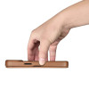 iCarer iPhone 14 Pro Max CE Premium Leather Folio Θήκη Βιβλίο από Γνήσιο Δέρμα με MagSafe - Brown