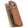 iCarer iPhone 14 Pro CE Premium Leather Folio Θήκη Βιβλίο από Γνήσιο Δέρμα με MagSafe - Brown
